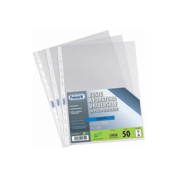 Favorit 100460069 Foglio Di Protezione 210 X 297 Mm (A4) Polipropilene (Pp) 25 Pz-image