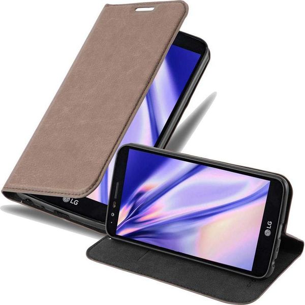 Cadorabo Cover Per Lg Stylus 3 Cover Protettiva In Marrone Custodia Per Cellulare Cover Chiusura Magnetica-image