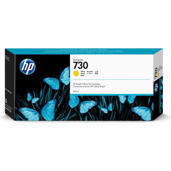Hp 730 300-Ml Yellow Ink Cartridge-image
