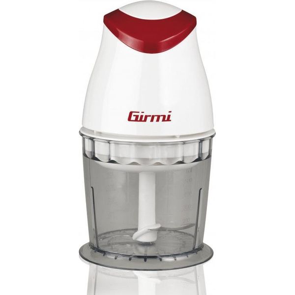 Girmi TR01 Bianco Tritaverdure Elettrico 0.5L 350W Rosso Trasparente Bianco-image
