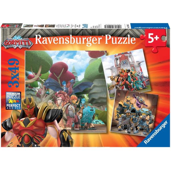 Ravensburger - Puzzle 3X49 Pezzi Bene Vs Male / Gormiti-image