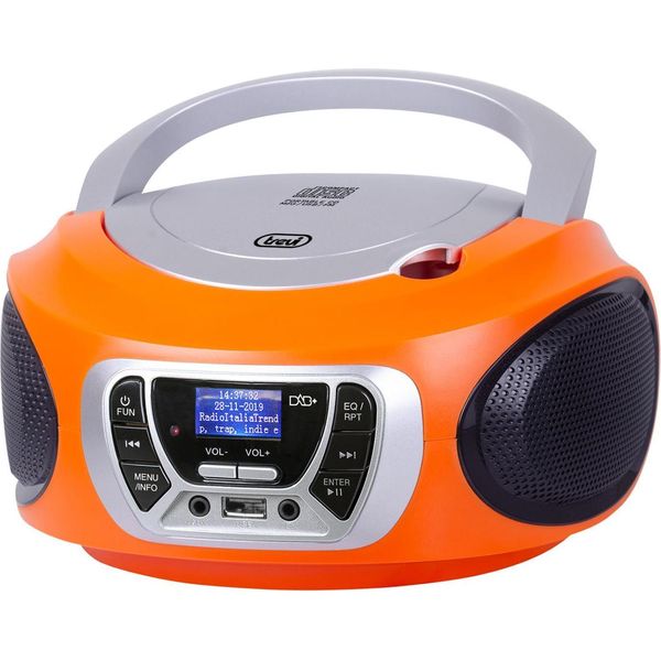 Trevi CMP510 Dab Digitale 3 W Dab Dab+ Fm Riproduzione MP3 Arancione-image
