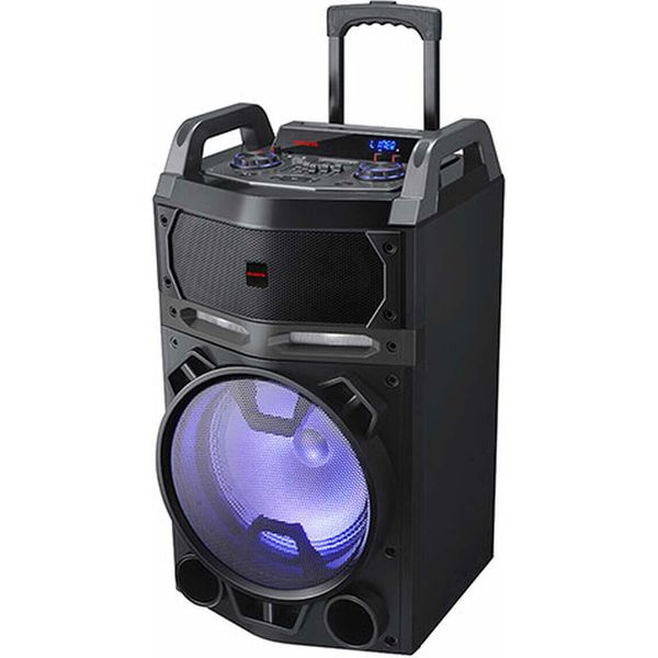 Aiwa KBTUS-700 Carrello Per Karaoke Altoparlante Per Feste Microfoni Led Sistema Audio Bt-image