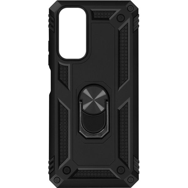 Avizar, Custodia Ibrida Per Cellulare Con Supporto Ad Anello Per Xiaomi Redmi Note 11 / 11S, Nero-image
