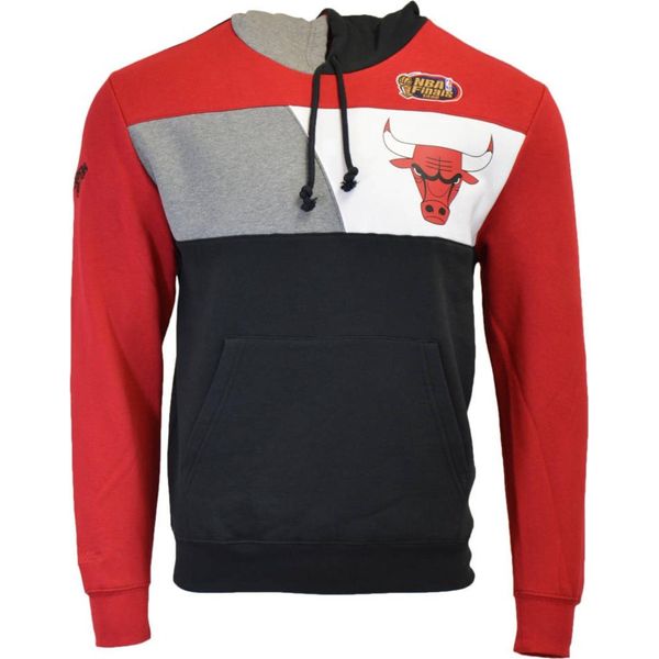 Mitchell & Ness Felpe Nba Chicago Bulls, FPHD1180CBUYYPPPBLCK, Taglia: 188-image