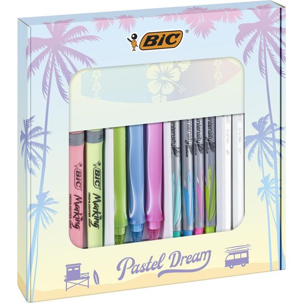 Bic 992735 Set Di Scrittura Bic "Pastel Dream Kit"" Con Quaderno, 16 Pezzi"-image