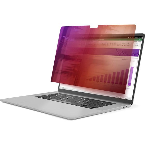 Startech.Com Schermo Privacy Per Macbook Pro 21/23 Da 16 Pollici, Filtro Oro Con Maggiore Privacy, Schermo Di Sicurezza Per Computer, Protezione Dello Schermo Su Due Lati, +/- 30 Gradi-image