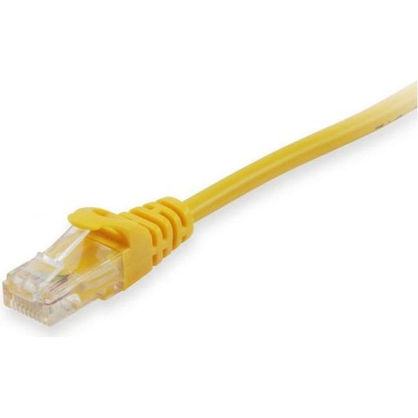 Equip 603068 Equip Cavo Patch Cat6A U/Utp 2Xrj45 15,00M Gelb Lszh Polybeutel-image