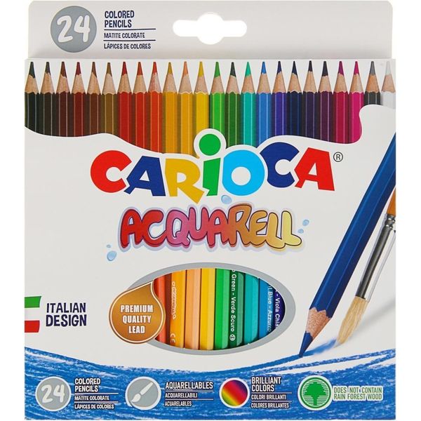 Carioca 42858 Pastello Colorato Multicolore 24 Pz-image