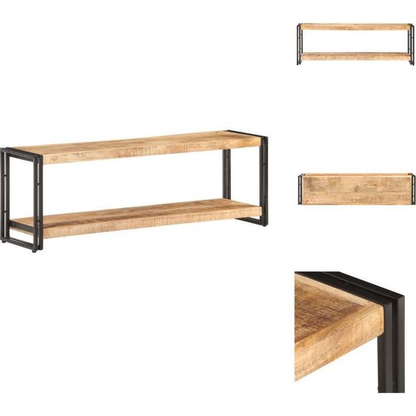 Vidaxl Mobile Tv 120X30X40 Cm Legno Di Mango Grezzo - Mobili Tv-image