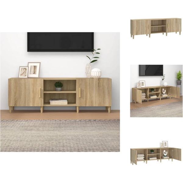 Mobile Tv Vidaxl Rovere Sonoma 150X30X50 Cm Materiale A Base Di Legno - Mobili Tv-image