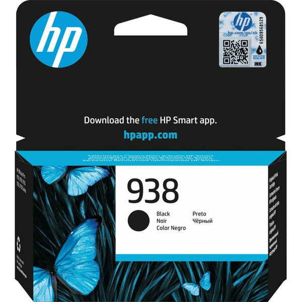 Hp 938 Black Original Ink Cartridge Cartuccia D'inchiostro 1 Pz Resa Standard-image