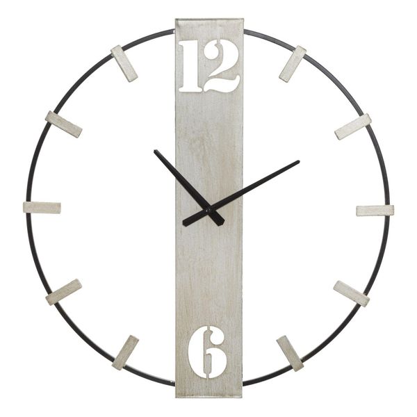 Mauro Ferretti Orologio Da Parete Argento Ø 61X4,5 Cm Argento Nero-image