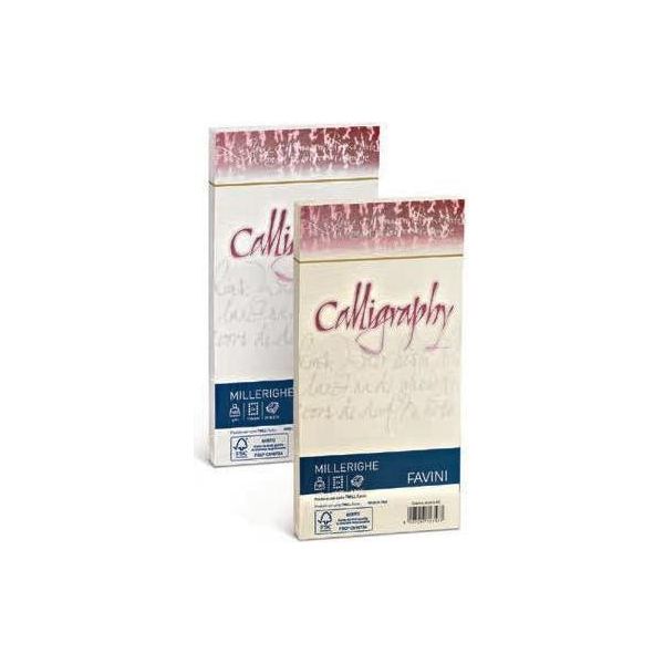 Favini Millerighe Calligraphy Busta Dl (110 X 220 Mm) Avorio 25 Pz-image