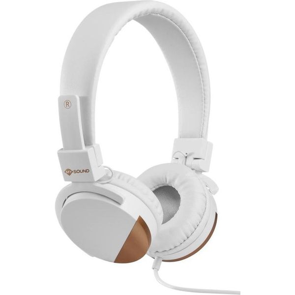 Meliconi Mysound Speak Metal Cuffie Ad Archetto Cablate Chiamata/Musica Bianco-image