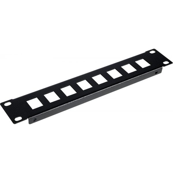 Equip EZKP-10-B Pannello Patch Equip 10" Con Montaggio Keystone 1U, Nero"-image