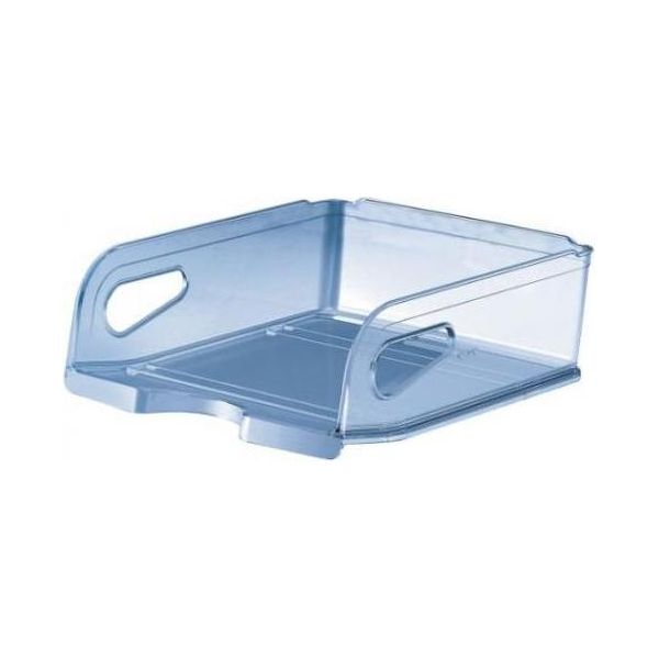 Arda TR18MAXBL Vassoio Da Scrivania Plastica Blu, Trasparente-image