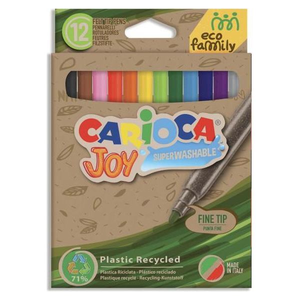 Carioca Joy Eco Marcatore Multicolore 12 Pz-image