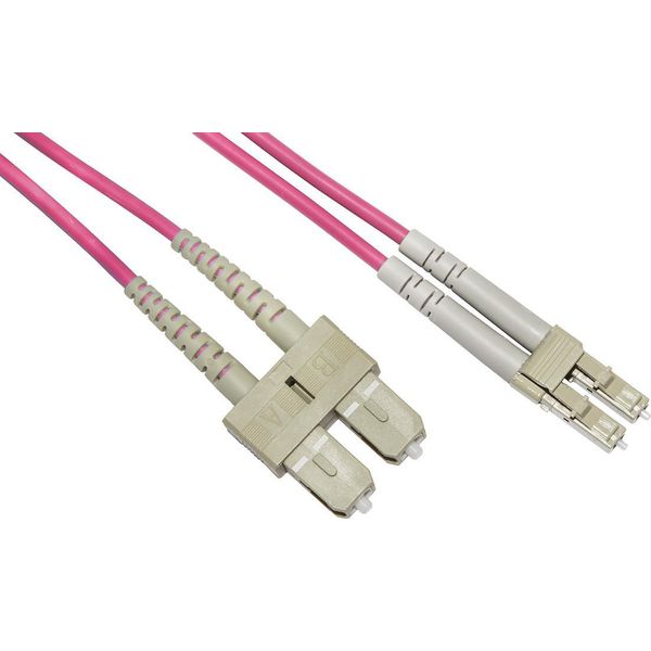 Link Accessori LKLCSC4502 Cavo Infiniband E In Fibra Ottica 2 M Lc Sc Viola-image