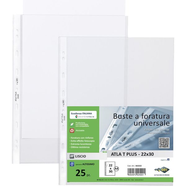 Sei Rota 663016 Foglio Di Protezione 300 X 420 (A3) Polipropilene (Pp) 150 Pz-image