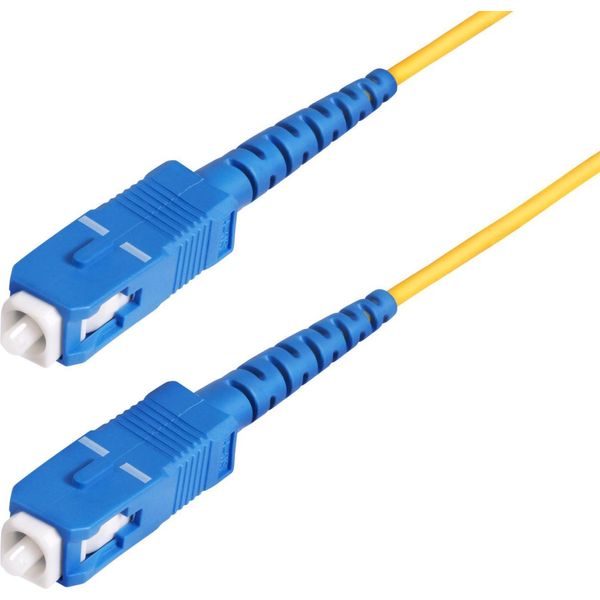 Startech.Com Cavo In Fibra Ottica Simplex Monomodale OS2 Da Sc A Sc (Upc) Da 100 M, 9/125µM, 40G/100G, Insensibile Alla Piegatura, Bassa Perdita Di Inserzione, Cavo Patch In Fibra Lszh-image