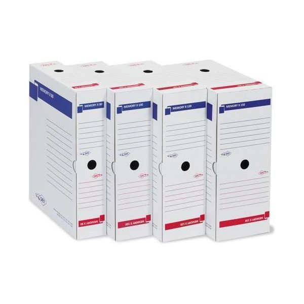Sei Rota 673210 Scatola Per La Conservazione Di Documenti Cartone Blu, Rosso, Bianco-image