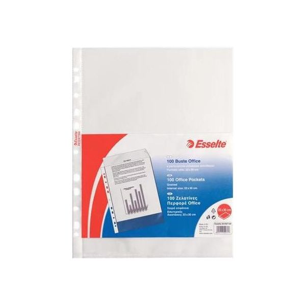 Esselte 391097100 Foglio Di Protezione A4 Polipropilene (Pp) 100 Pz-image