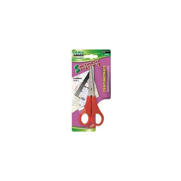 Lebez 4503 Forbici Da Cancelleria Forbici Per Attività Manuali Taglio A Zig Zag Rosso-image