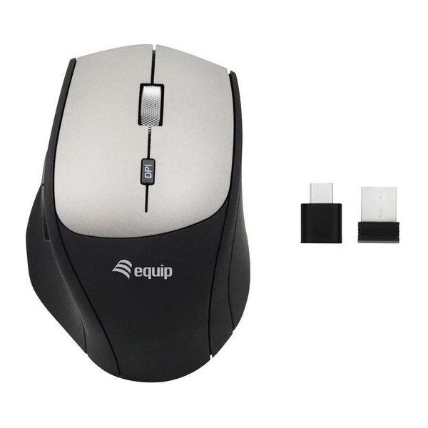 Equip 245115 Equip Mouse Ottico Senza Fili Usb Comfort USB-C/A R+L Nero-image