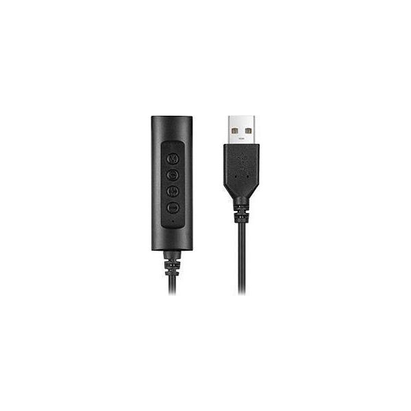 Hamlet HHEADA-UA Adattatore Per Inversione Del Genere Dei Cavi USB-A 3.5Mm Nero-image