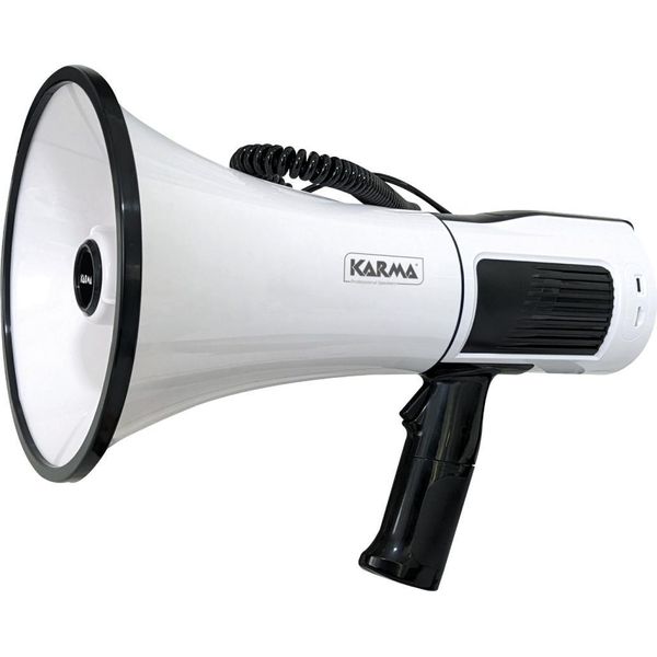 Karma Italiana Gt 1231BT Megafono Interno Esterno 18 W Nero Bianco-image