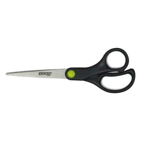Arda FB15RE Forbici Da Cancelleria Forbici Da Ufficio Taglio A Zig Zag Nero, Verde, Acciaio Inox-image
