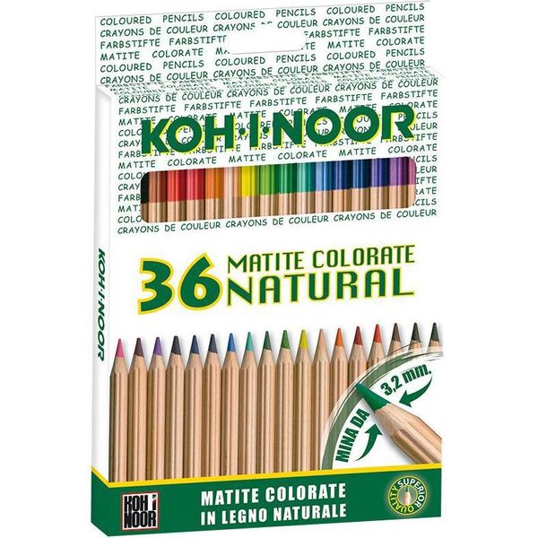 Koh-I-Noor Astuccio 36 Matite Studio Natural DH2138N-image