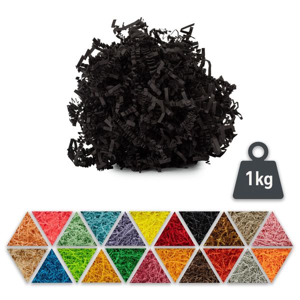 Materiale Di Riempimento In Carta Braun 1 Kg - Materiale Di Imballaggio Biodegradabile, Ideale Come Riempimento Decorativo Per Scatole E Cesti Regalo-image