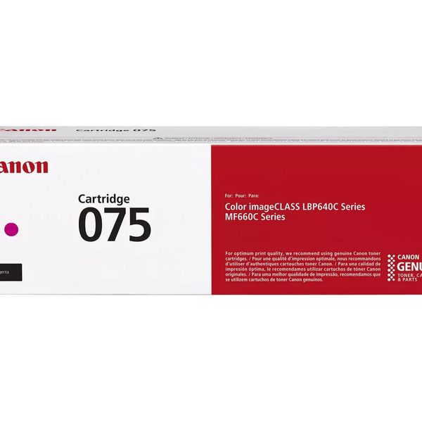 Canon 075 Cartuccia Toner 1 Pz Originale Magenta-image