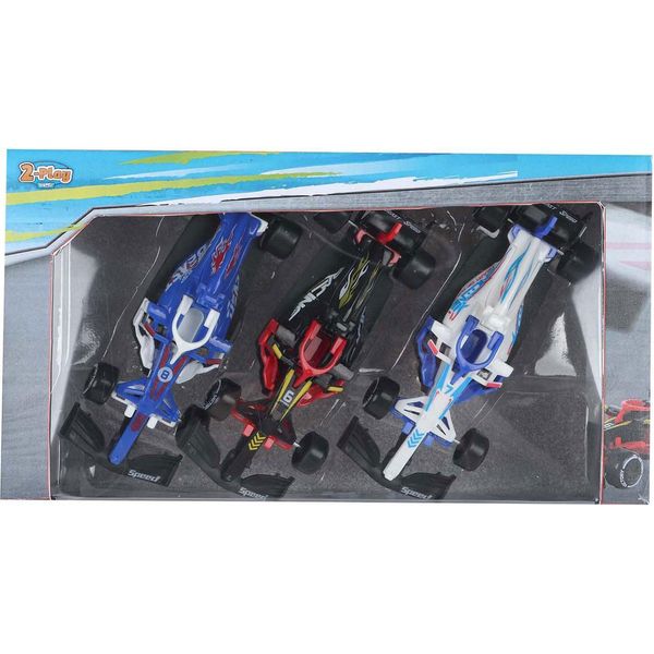 Auto Da Corsa Formula 2-Play 12,5 Cm, 3 Pezzi.-image
