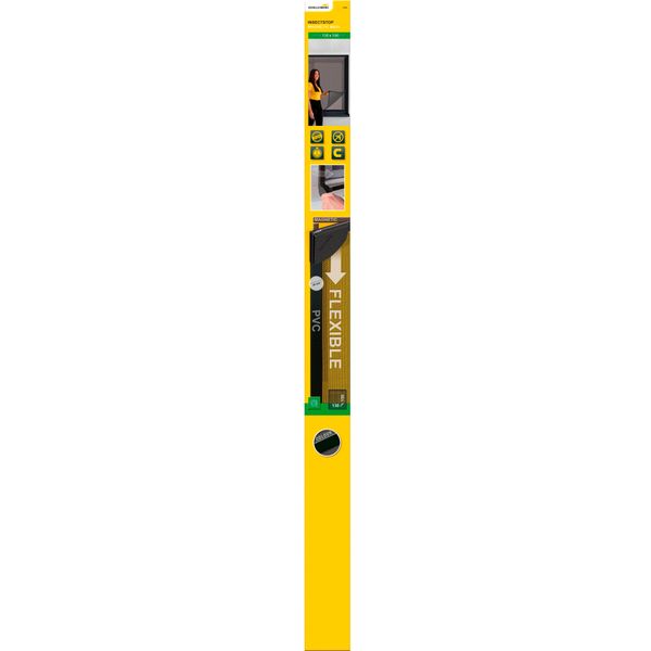 Insektenschutz-Fensterrahmen Schellenberg "Ohne Bohren, Magnetrahmen Mit Fiberglasgewebe", Grau (Rahmen: Grau Gewebe: Grau), B:130Cm H:150Cm, Insektenschutzgitter, Fliegengitter KüRzbar, 130 X 150 Cm, Anthrazit Und Weiß-image