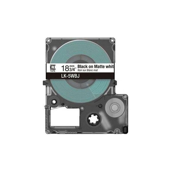Epson C53S672063 Epson SchriftbäNder Lk LK-5WBJ C53S672063, 18 Mm Schwarz Auf Weiß-image