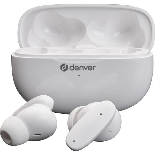Denver TWE-49ENC, Cuffie True Wireless Stereo (Tws), Chiamate/Musica, Bianco-image