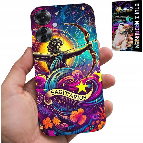 Custodia Per Oppo Reno11 F 5G - Segno Zodiacale, Sagittario Astronomia Plecki-image