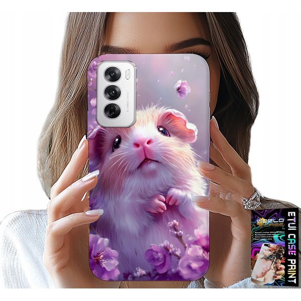 Custodia Per Oppo Reno12 5G - Criceto Carino, Disegni Di Roditori Per Bambini-image