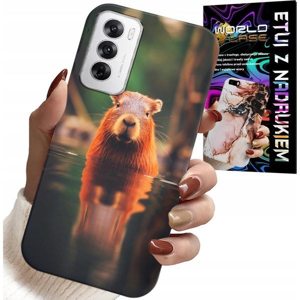 Custodia Per Oppo Reno12 Pro 5G - Sweet Capybara, Capybara, Design Multipli-image