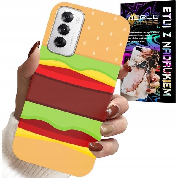 Custodia Per Oppo Reno12 5G - Burger Cheeseburger Case Gift-image
