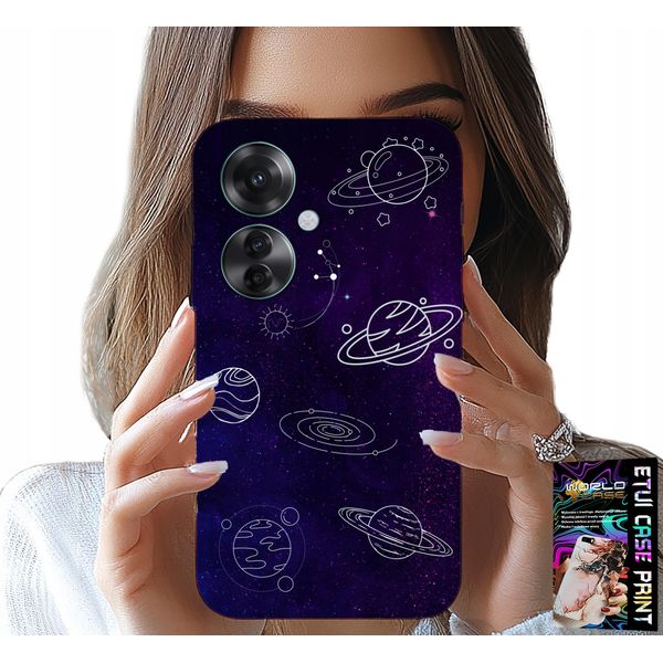 Custodia Per Oppo Reno11 F 5G - Modelli Cosmo Pianeti Stelle Galassia-image