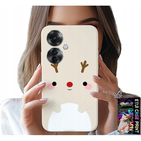 Custodia Per Oppo Reno11 F 5G - Renna, Renna, Disegni Natalizi-image