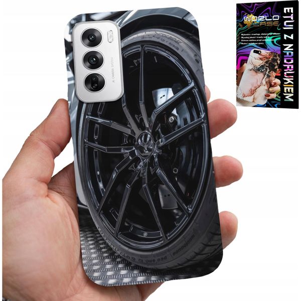 Custodia Per Oppo Reno12 Pro 5G - Cerchi Auto Auto Fan +Folia-image
