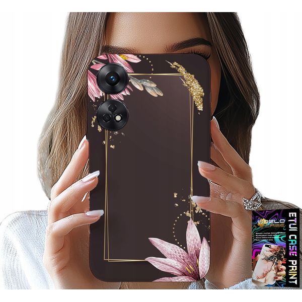 Custodia Per Oppo Reno8 T 4G - Custodia Con Motivi Floreali Ed Eleganti-image