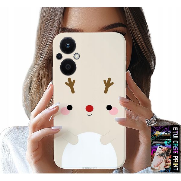 Custodia Per Oppo Reno7 Lite 5G - Renna, Renna, Disegni Natalizi-image