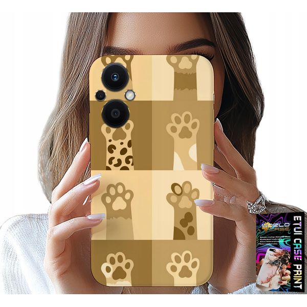 Custodia Per Oppo Reno8 Lite 5G - Gatto D'amore, Disegni Con Gatti, Zampe Di Gatto-image