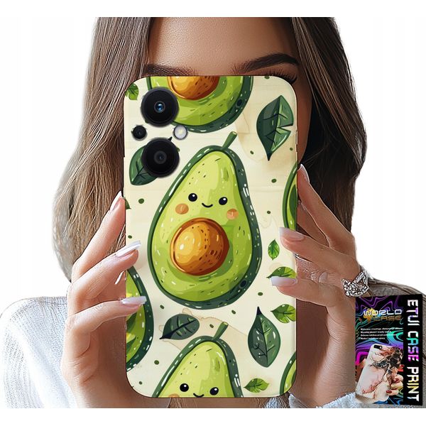 Custodia Per Oppo Reno7 Lite 5G - Custodia Avocado Dolcemente Sorridente-image